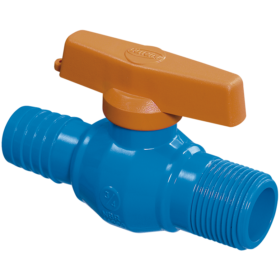 Registro de Esfera Início de Linha Azul 3/4"