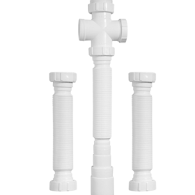 Sifão Sanfonado Triplo 72 cm