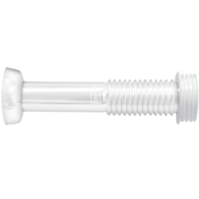 Tubo de Ligação Ajustável Branco