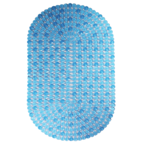 Tapete Gotas Azul Antiderrapante