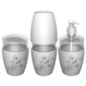 Kit Acessórios para Banheiro Essence Delicate