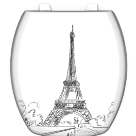 Assento Sanitário Almofadado Bellart Thema - Paris