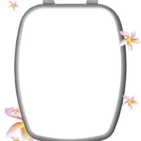 Assento Sanitário Almofadado Perfumado Prímula - Floral