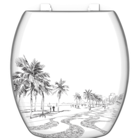 Assento Sanitário Almofadado Bellart Thema Copacabana