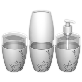 Kit Acessórios para Banheiro Essence Elegance