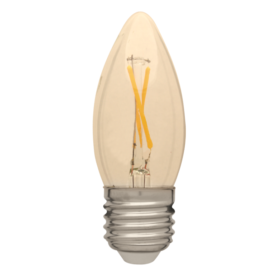 Lâmpada LED Vela Filamento 2W E27