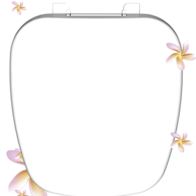 Assento Sanitário Almofadado Perfumado Fit Floral