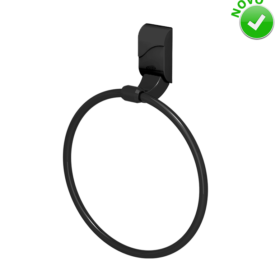 Toalheiro de Rosto Sofisticato Preto